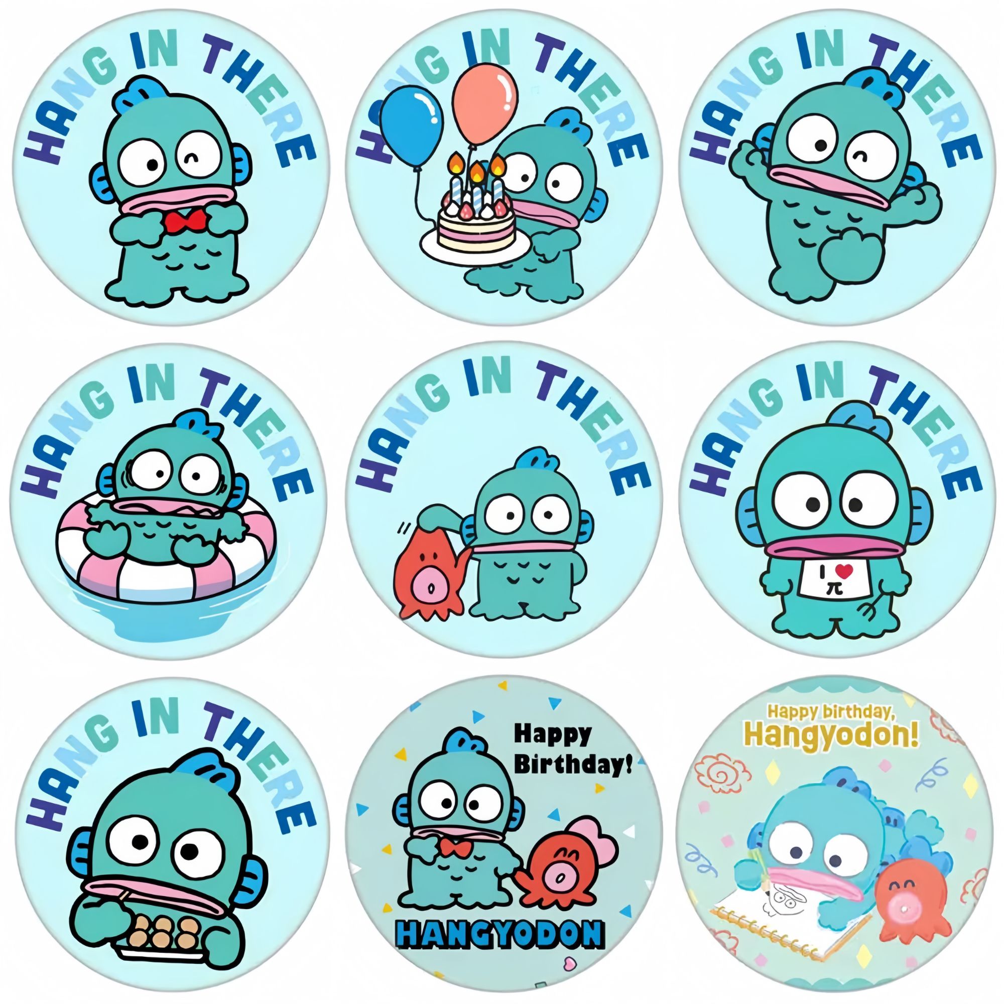 三丽鸥-（丑鱼的日常系列徽章）