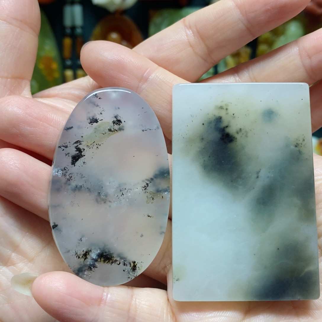 岫玉未镶嵌吊坠(赠链)乐*滋