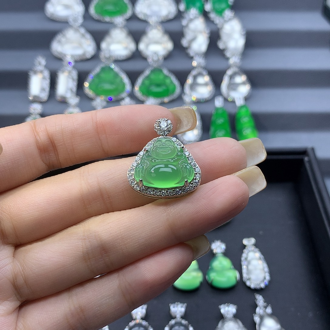 玛瑙/玉髓银S925镶嵌颈饰