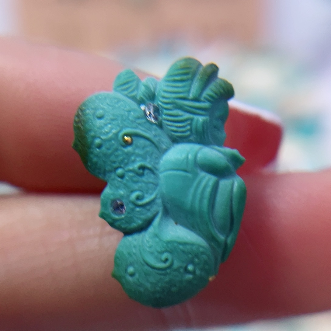 绿松石珠宝奇石未镶嵌