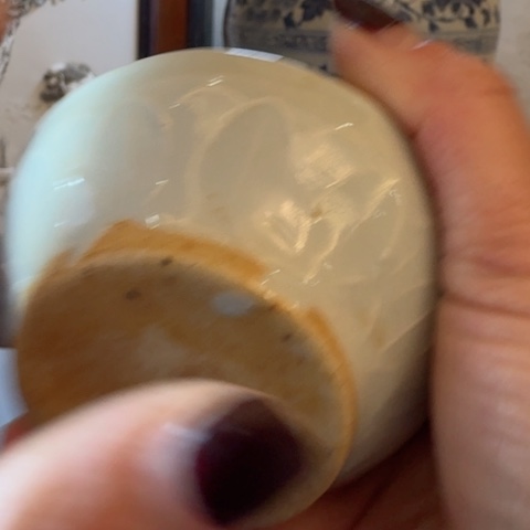 罐芥*酱单色釉暗工荷叶罐