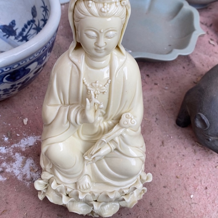紫砂茶叶罐瓷器工艺品摆件工艺品瓷器