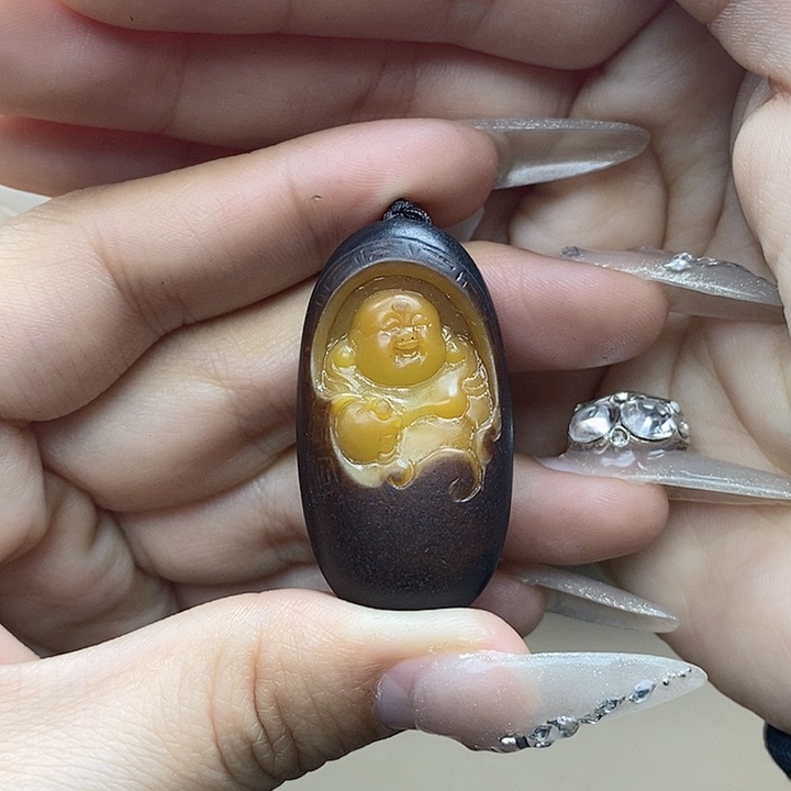 和田玉挂件未镶嵌彭*G