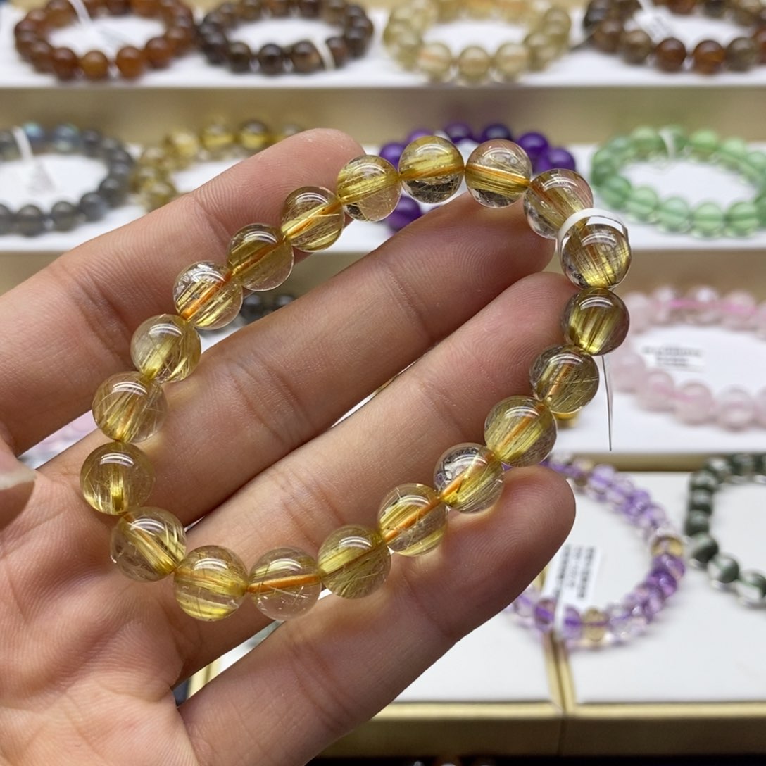 水晶手链未镶嵌纯天然