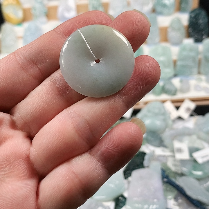 吊坠(不含链)未镶嵌翡翠22平安扣