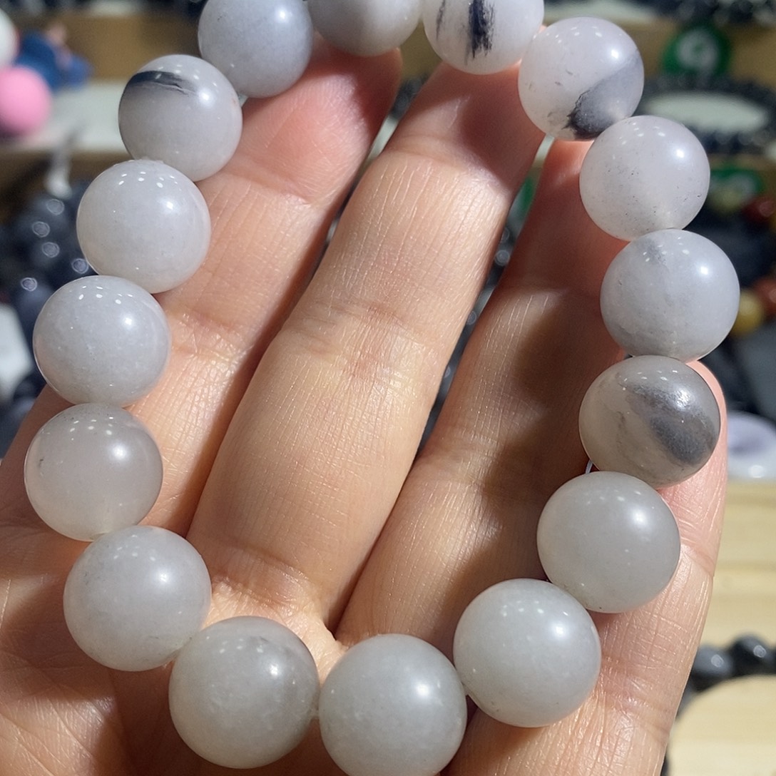 石英质玉未镶嵌手链