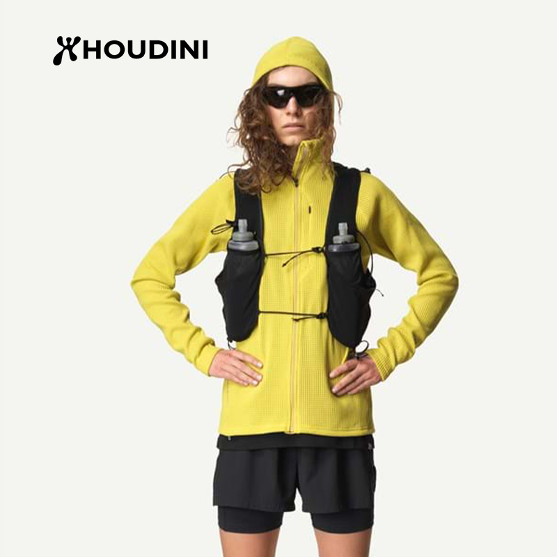 HOUDINI/胡丁尼Pace Flow疾速连帽 跑步运动 网眼抓绒衣 女