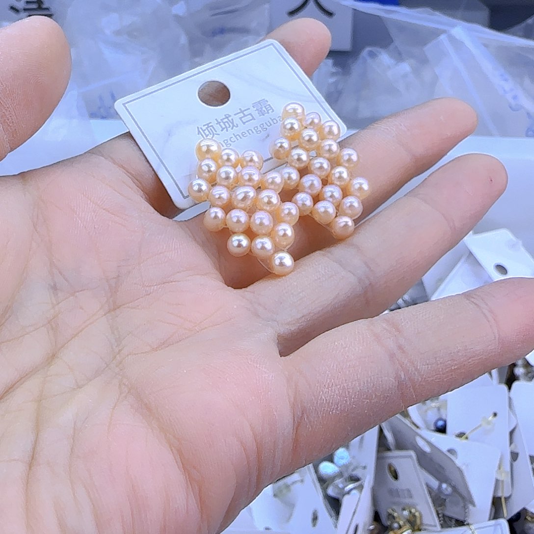 银S925镶嵌项链定制782淡水珍珠