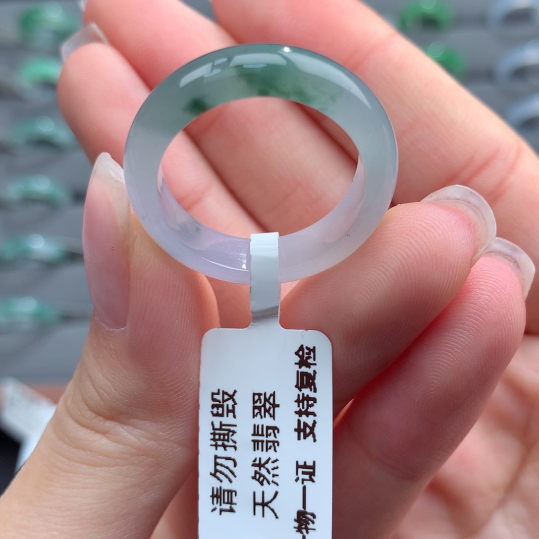 翡翠戒指未镶嵌23/24号