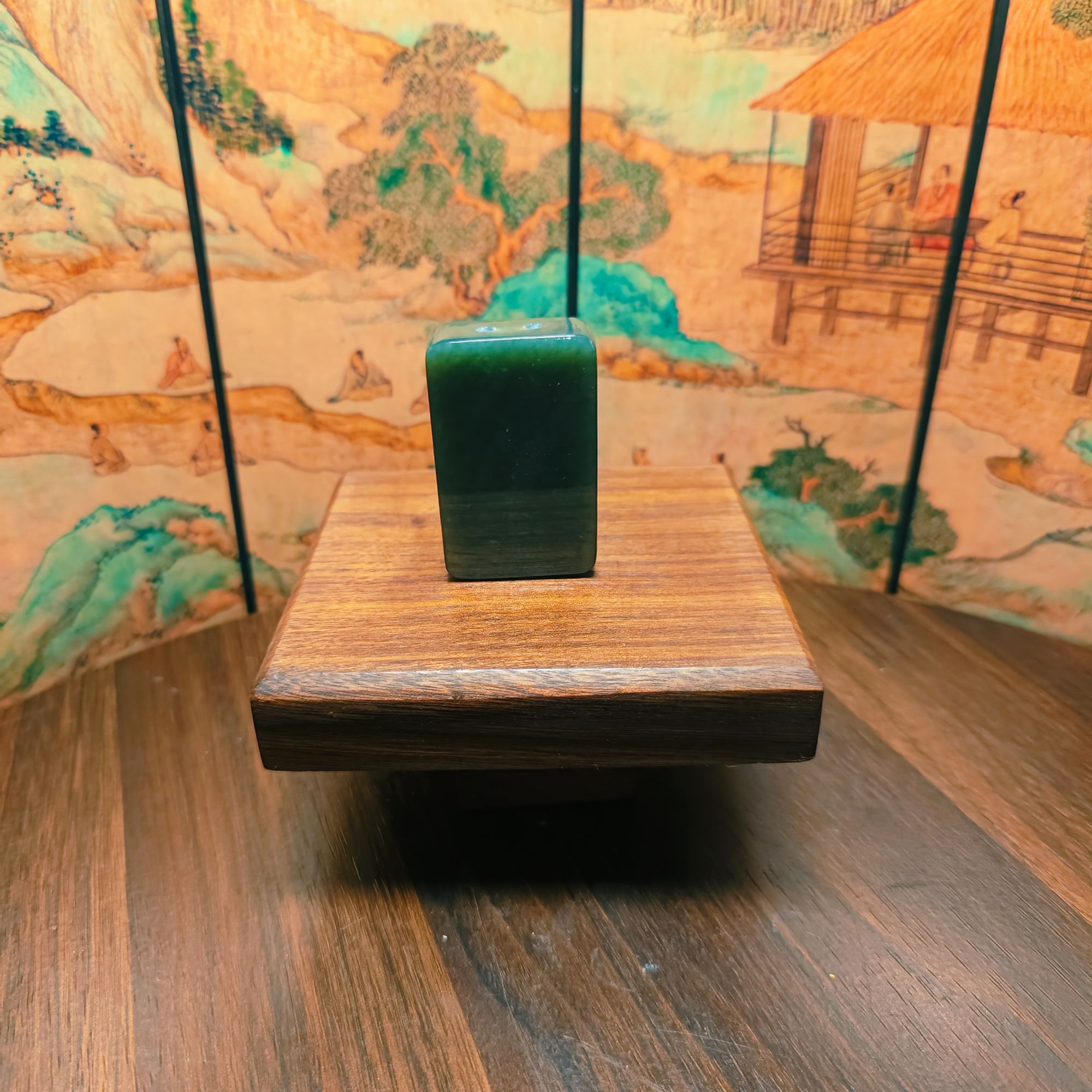 N和田玉无事牌吊坠0434