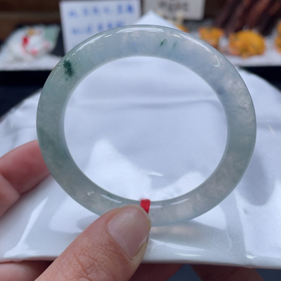翡翠手镯未镶嵌50.2圆条