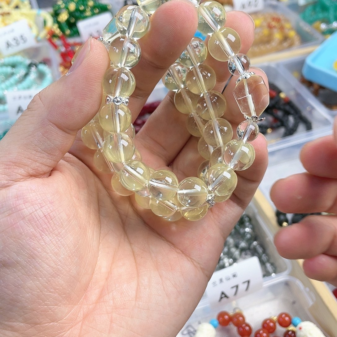 玉髓手饰银S925镀金镶嵌