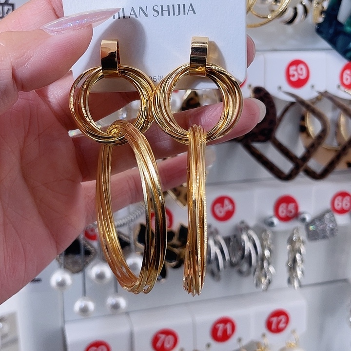 仿珍珠铁合金合金饰品耳饰13