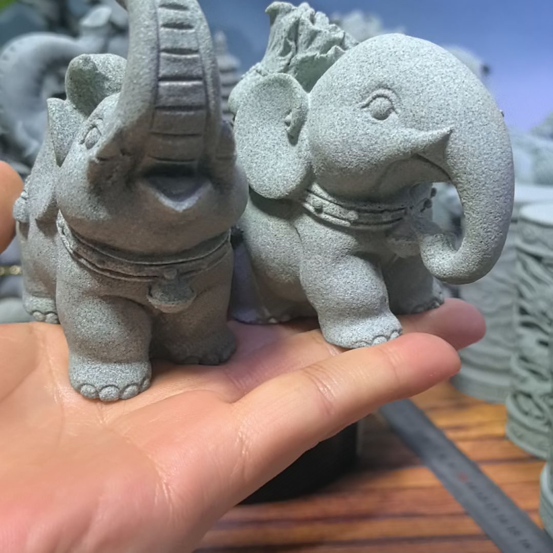 石材青砂石造景摆件