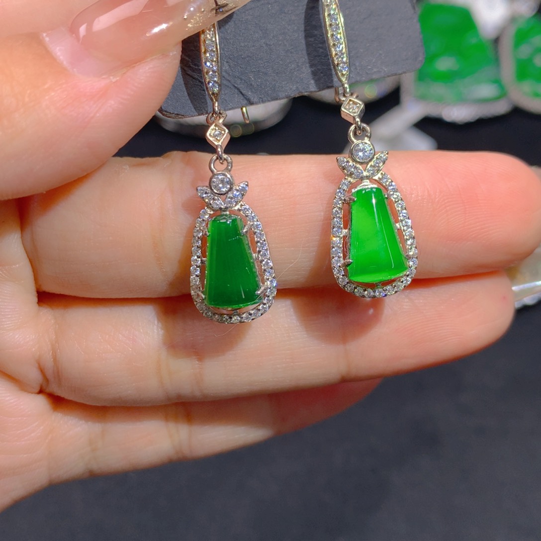 翡翠颈饰银S925镶嵌11111111