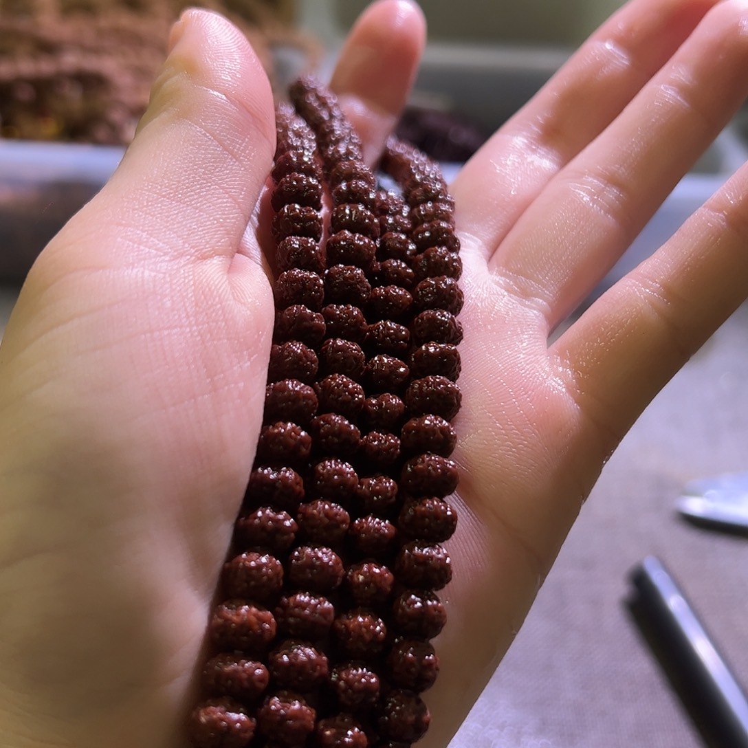 金刚菩提吊坠凹底梅花二合一7.9mm