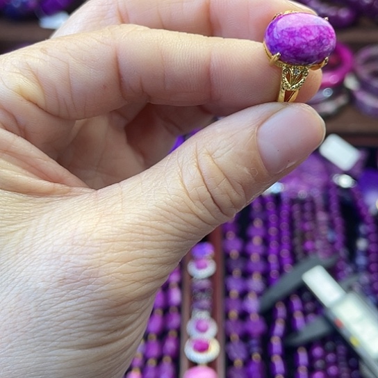 非金属南非老料戒指S11