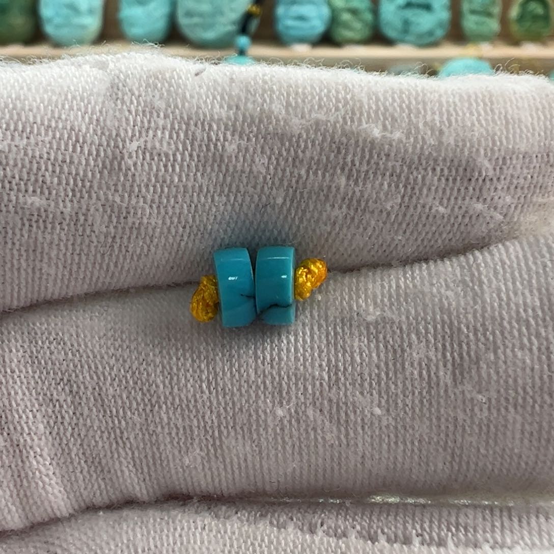 未镶嵌绿松石隔片 5.4mm方*