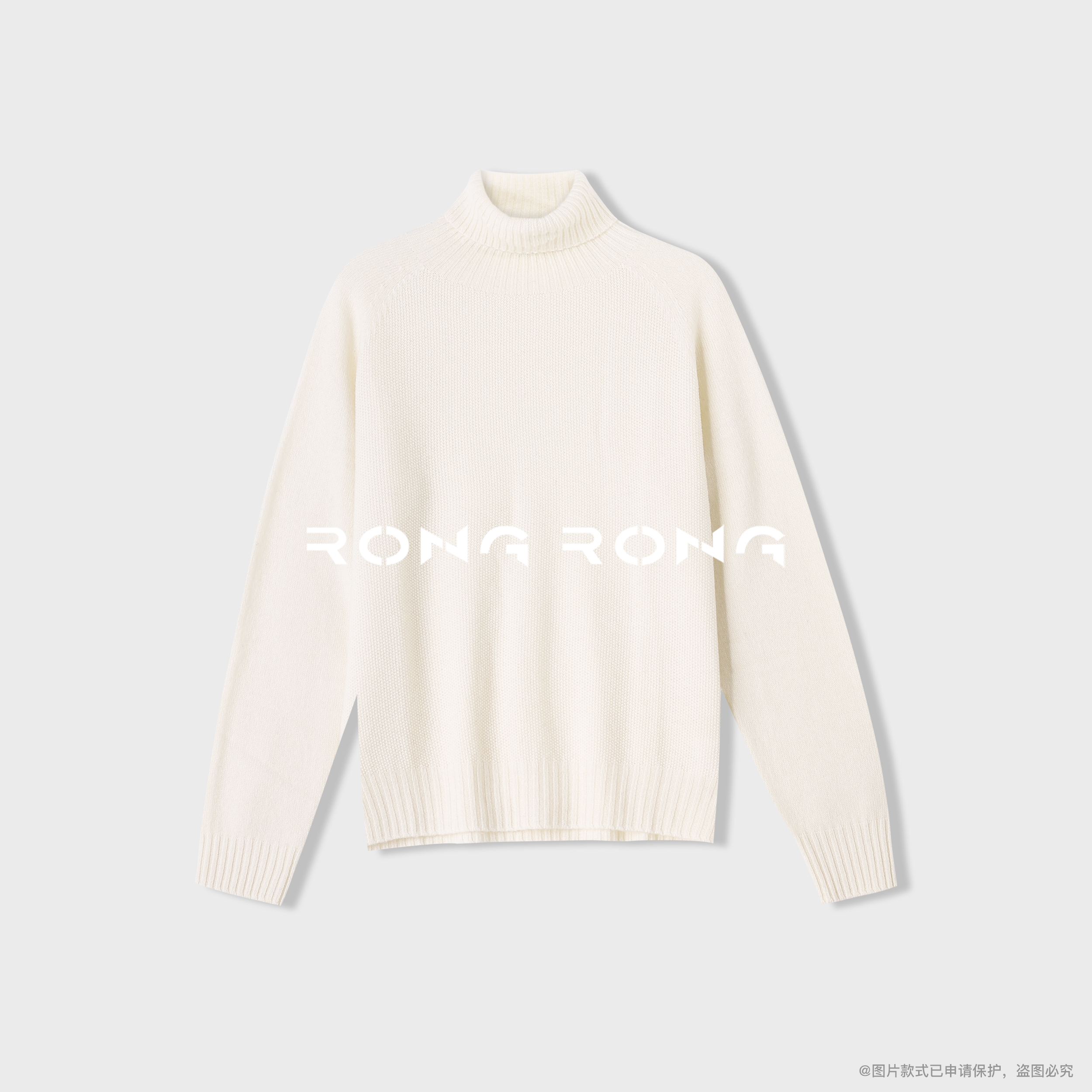 溶溶【奢暖王牌】RONGRONG奢选绵羊毛牦牛绒软糯自热无缝毛衣CG2503