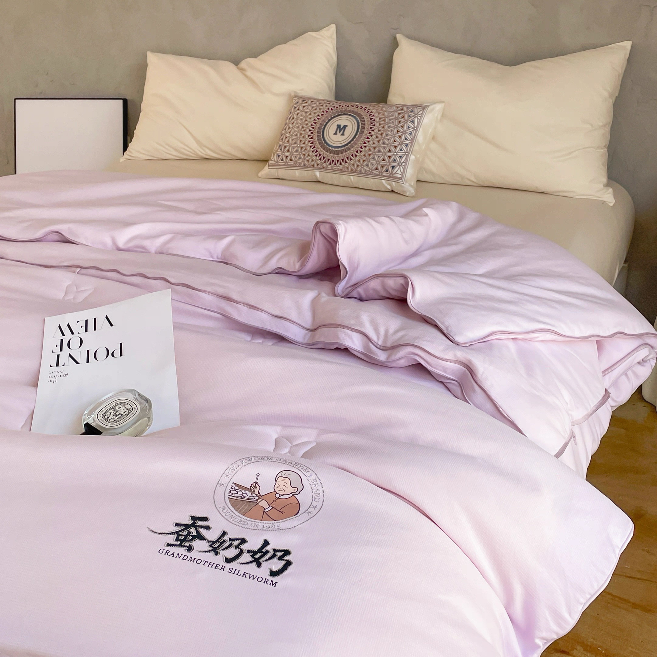 蚕奶奶蚕丝抑菌子母被