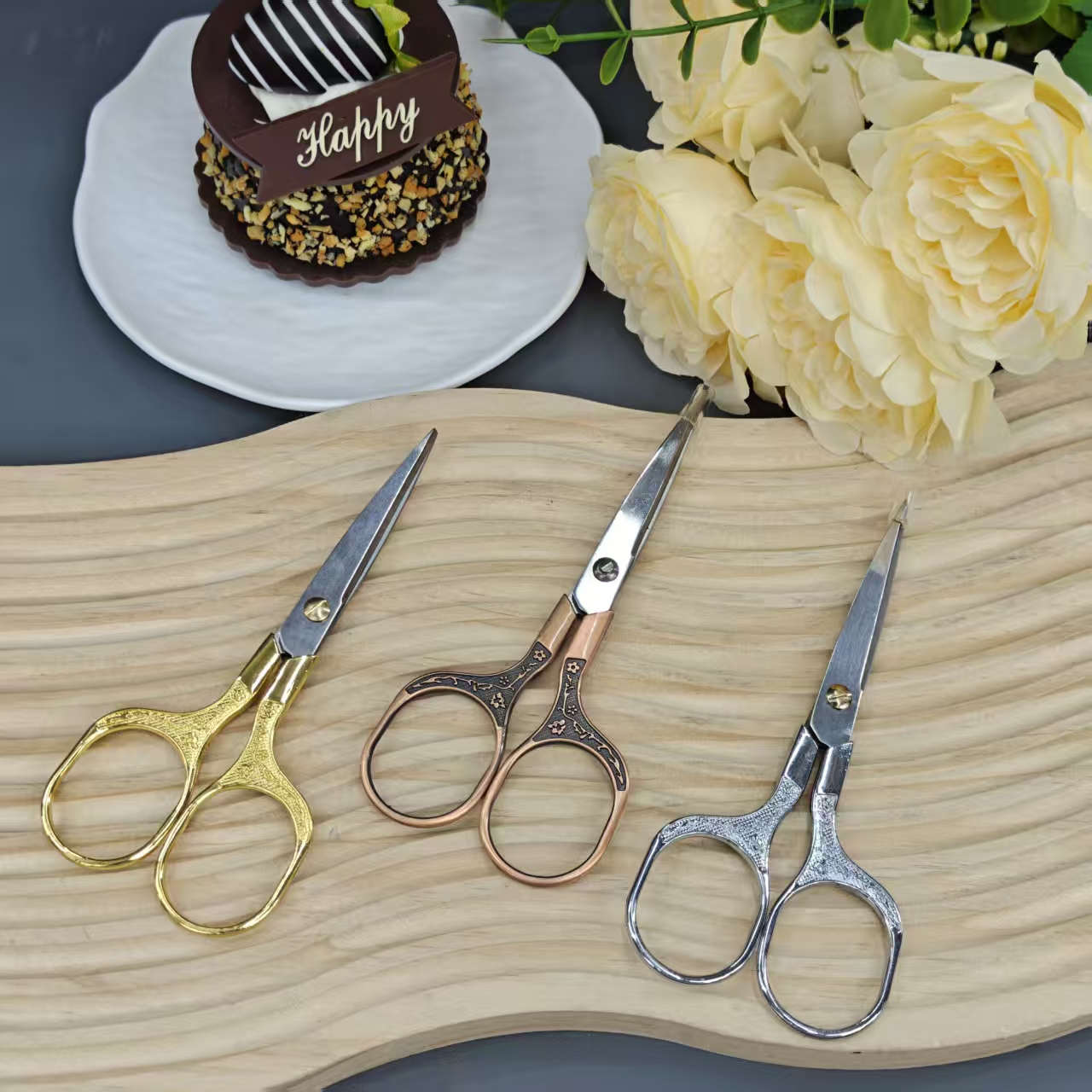 【款式不挑】加厚款中式精致梅花剪1把【汤姆福利专场】