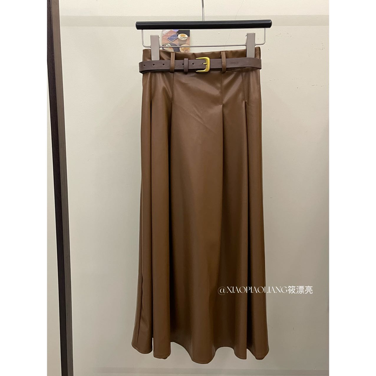 新款高腰百褶a字雅丹风显高显瘦时尚高级百搭气质半身裙3700#0.1