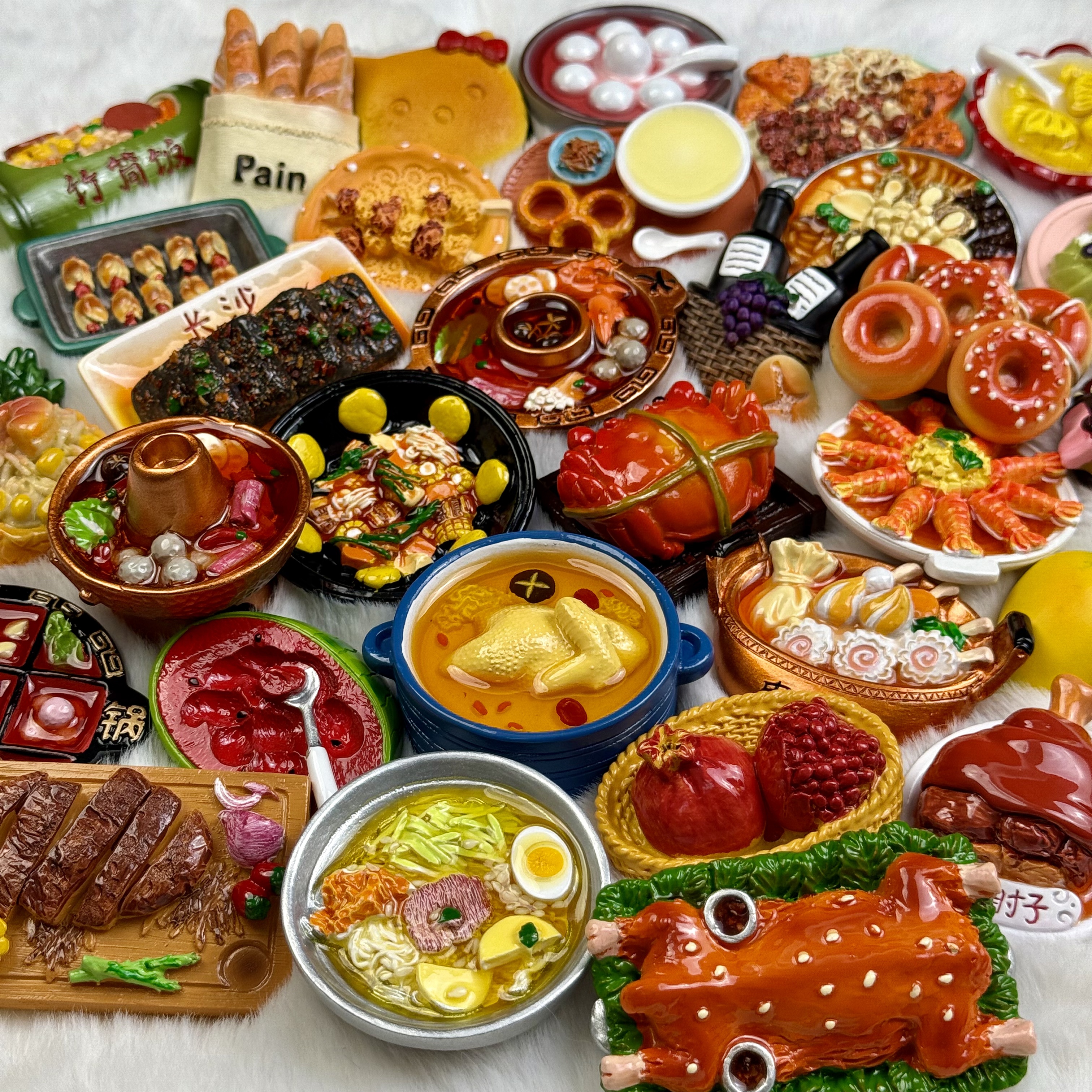 随机磁吸冰箱贴一个