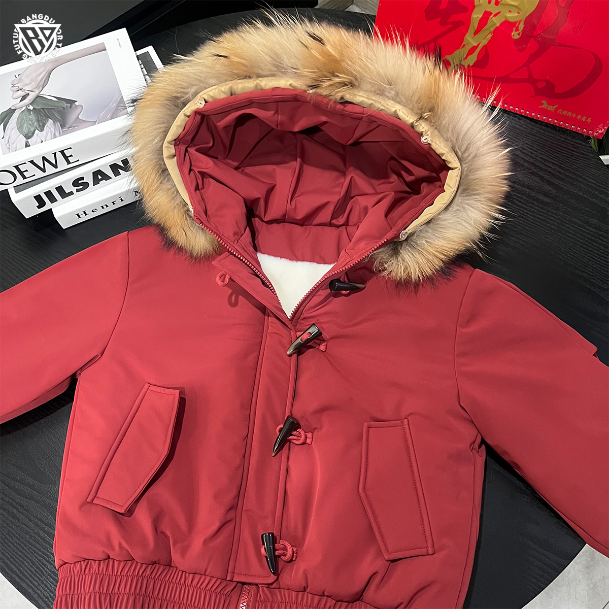 【棒嘟优优】男女童加绒加厚连帽棉服冬季2025洋气毛毛外套134