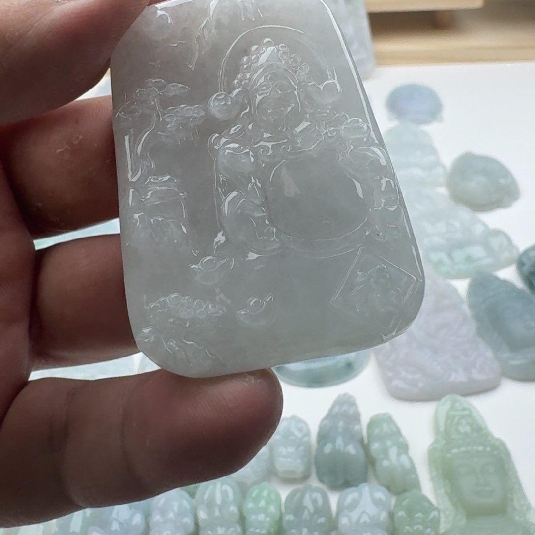 颈饰未镶嵌翡翠天然缅甸A货翡翠