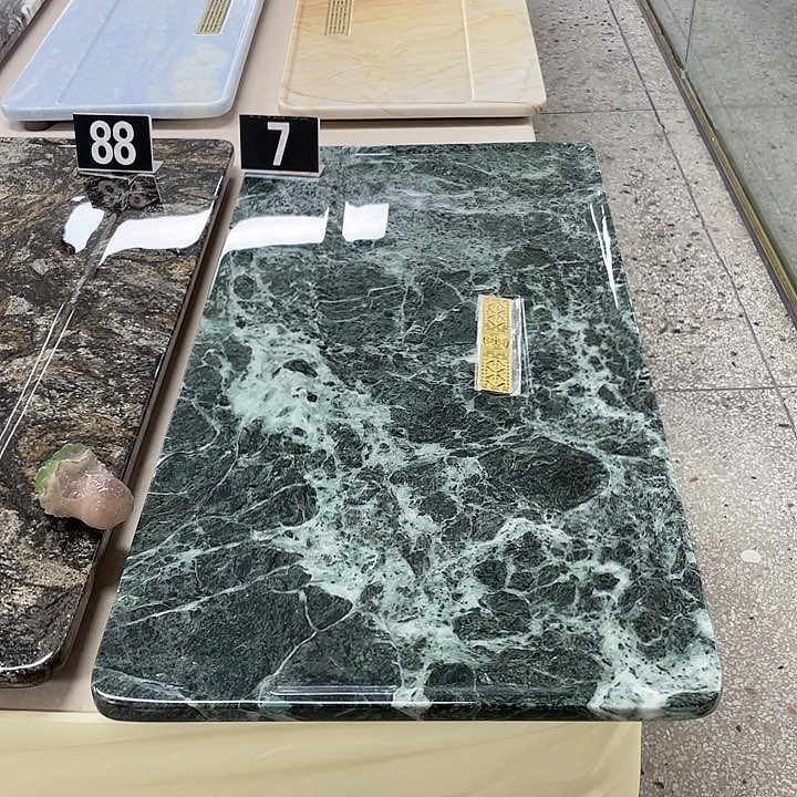 天然奢石普拉绿茶盘80*40*1.8