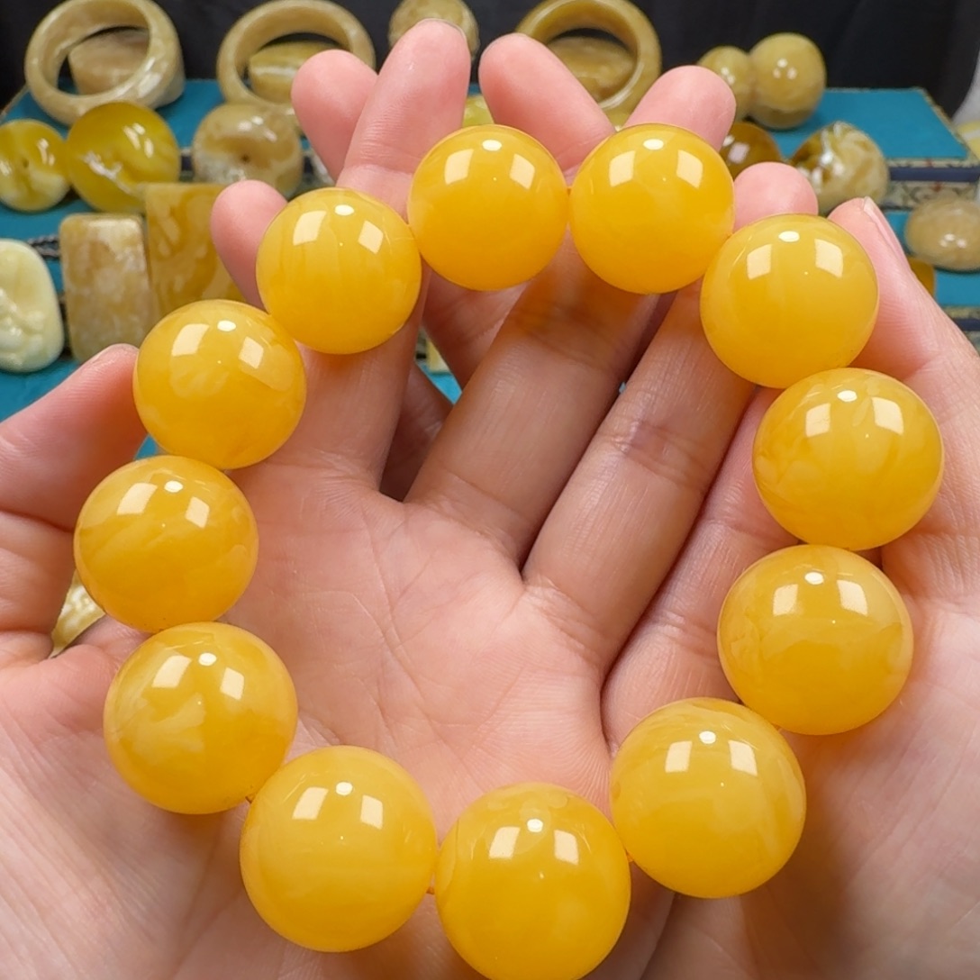 蜜蜡手链未镶嵌蜜蜡