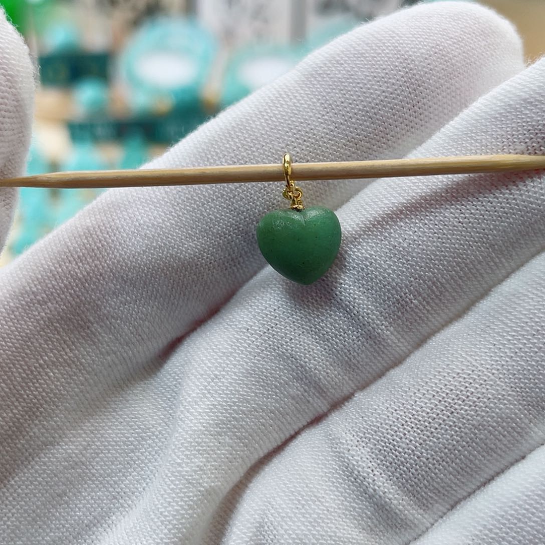 绿松石珠宝奇石18K金镶嵌