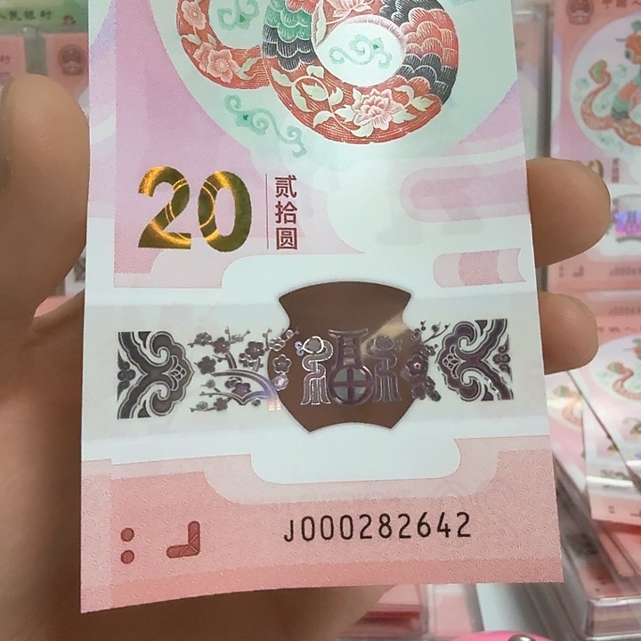 塑料小蛇钞号码000282642