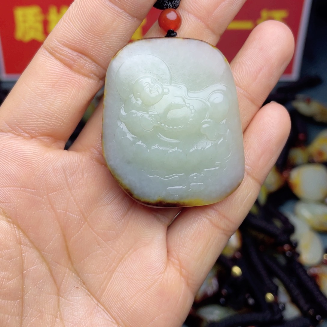 和田玉颈饰未镶嵌