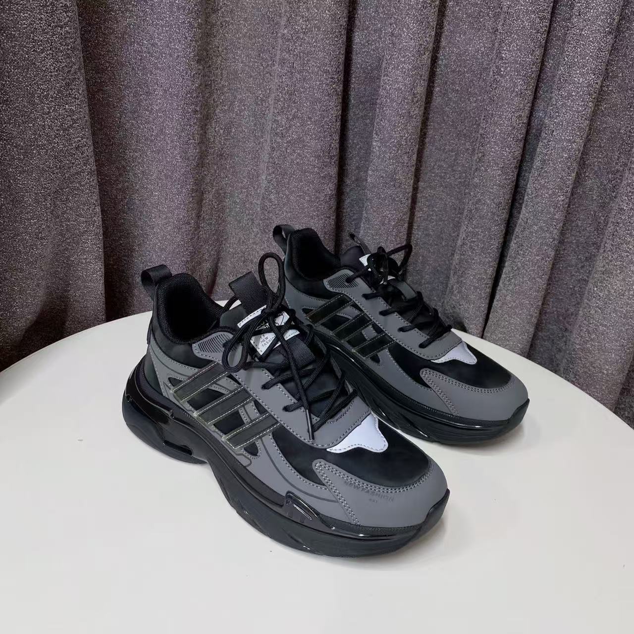 C2991  灰色  男士时尚休闲运动系带 老爹鞋