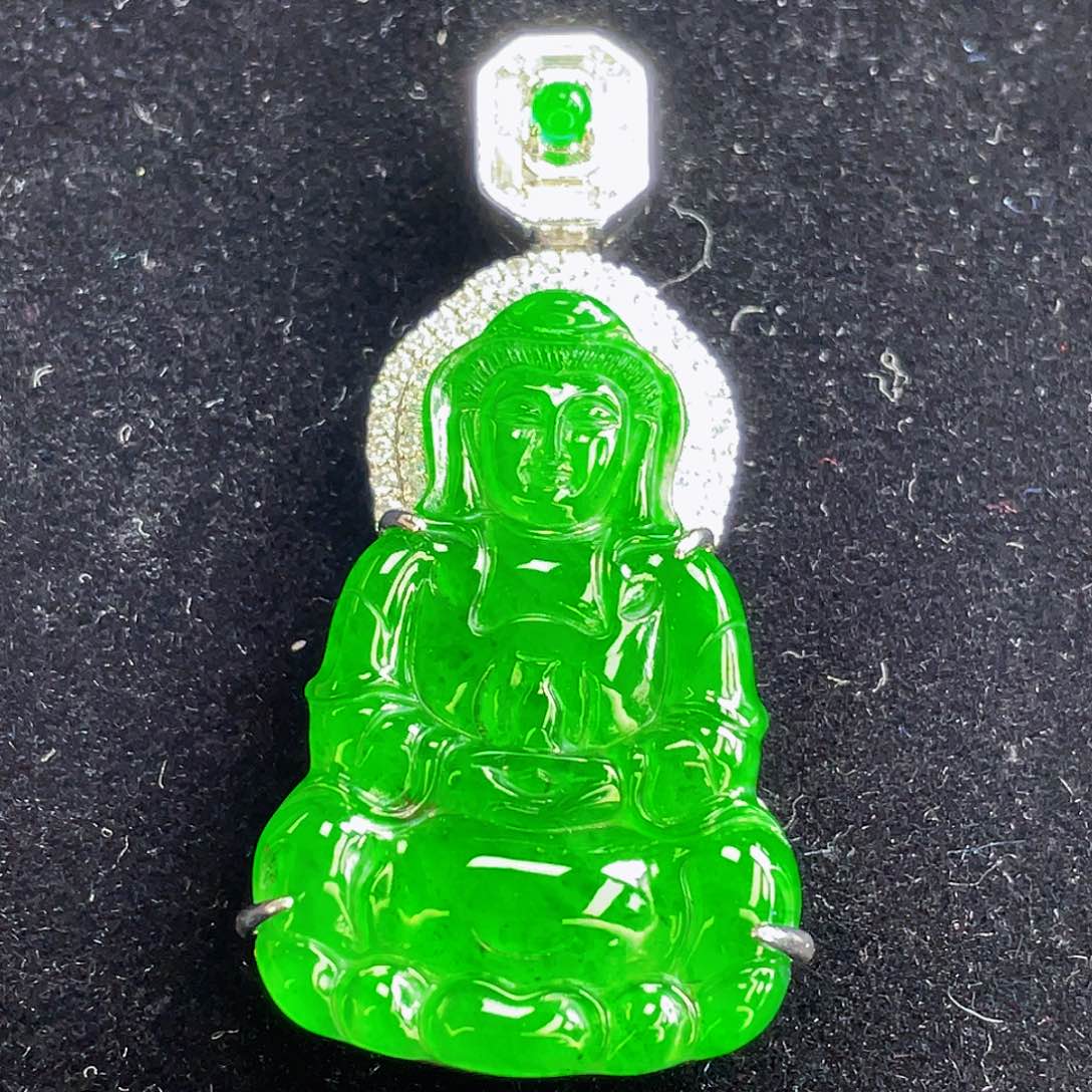 翡翠吊坠(不含链)未镶嵌