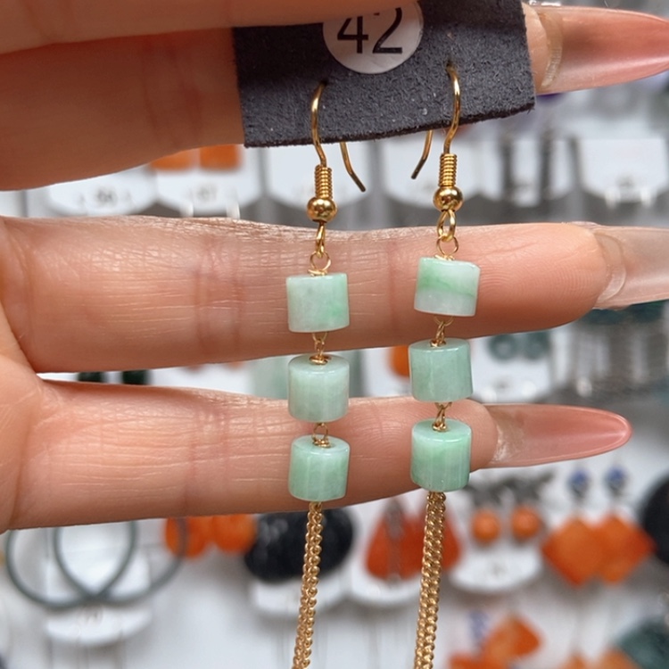 【闪购商品】翡翠耳饰未镶嵌耳饰