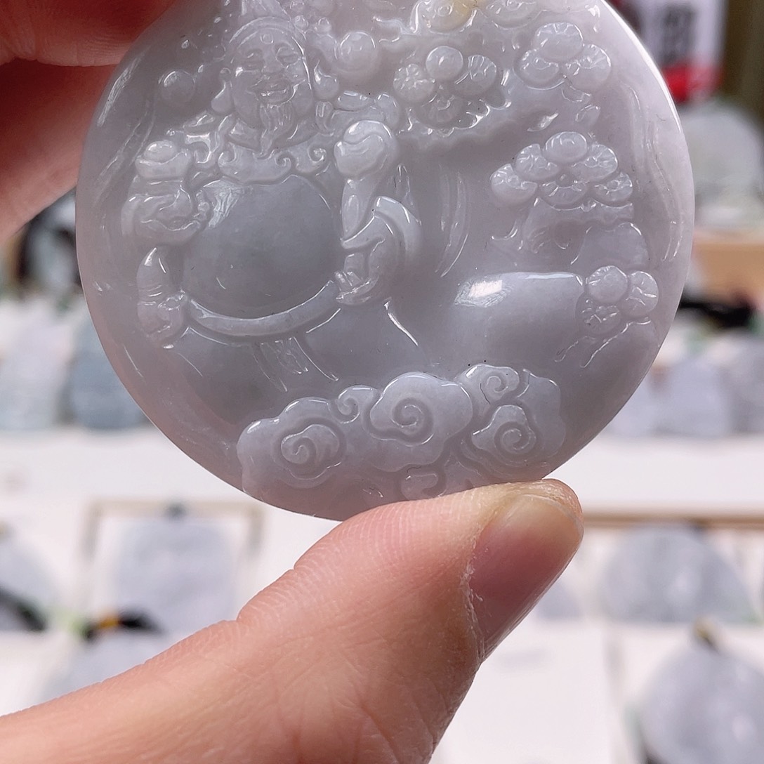 翡翠颈饰未镶嵌0937挂件