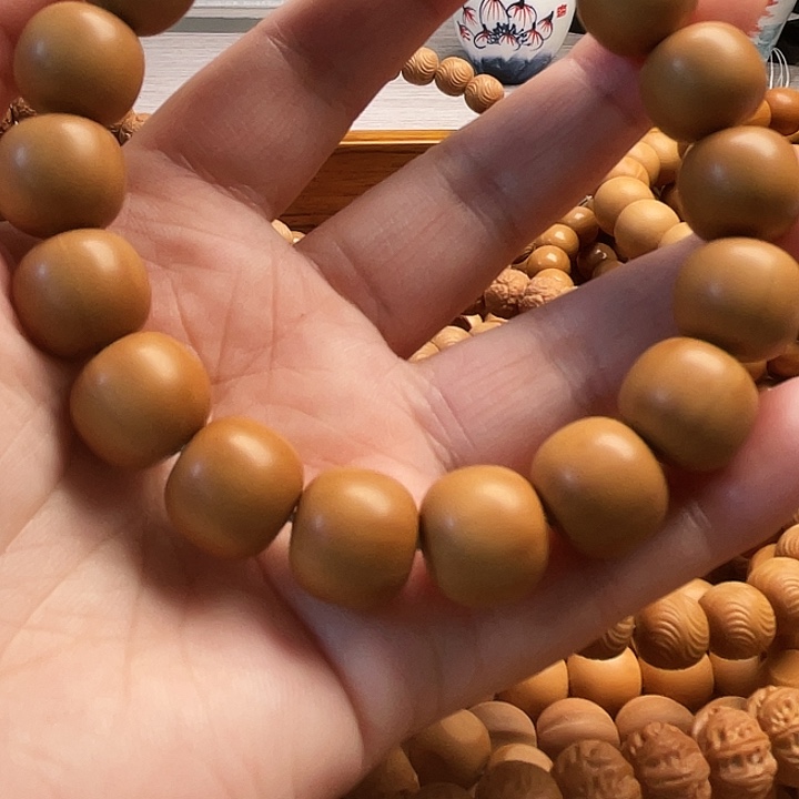 猴头核桃手串 龙涂光个珠手串