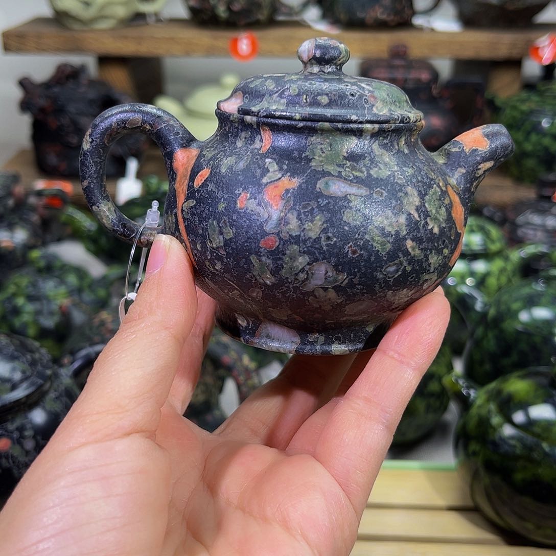 石材梅花玉安山玉小掇只