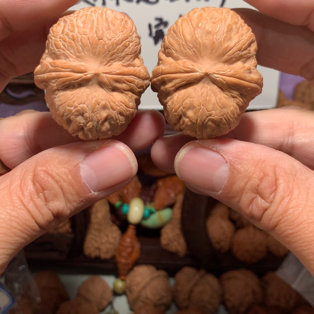 文玩核桃把件42福利元宝