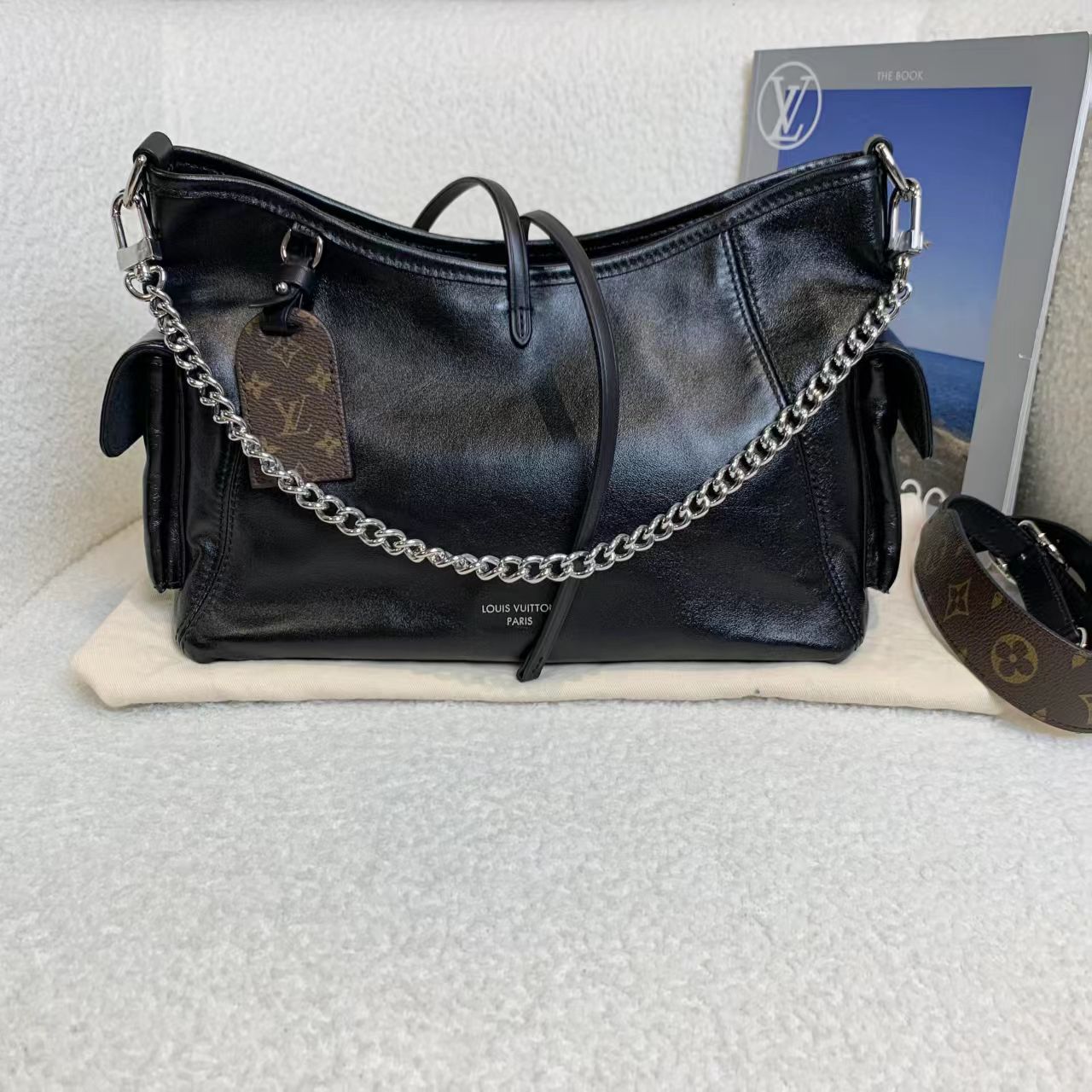 99新 LV 壹臻/黑色全皮carryall包 85480139