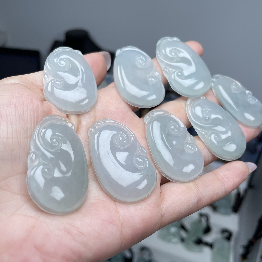 天然翡翠冰如意多样性发一件