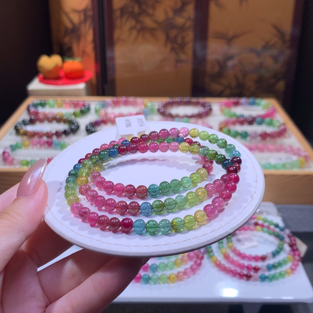 未镶嵌手链碧玺碧玺