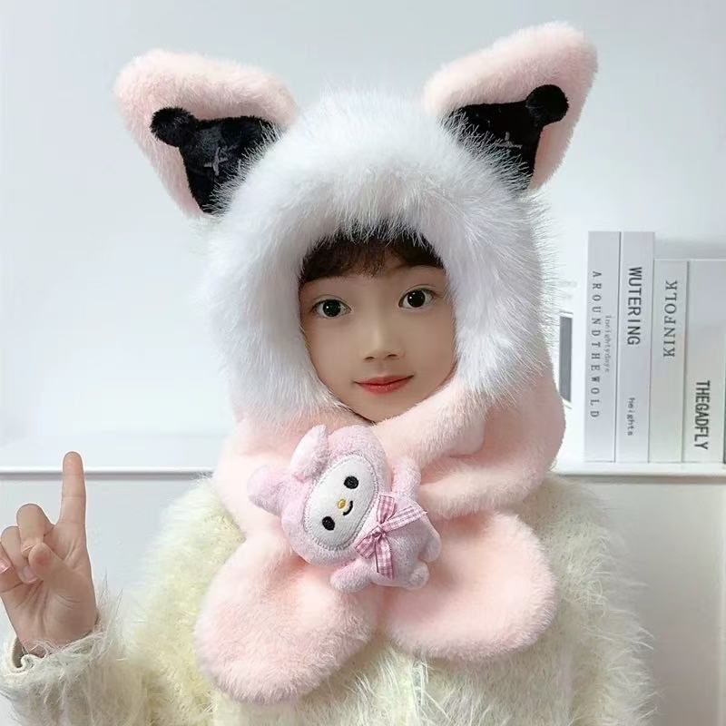 儿童冬季围脖帽 宠粉福利 LUOLA品牌童装 以直播间展示为主