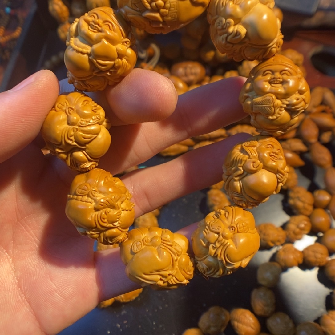 橄榄核手串/手链财神