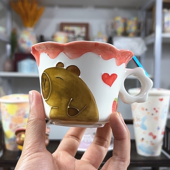 手绘高温釉下彩陶瓷