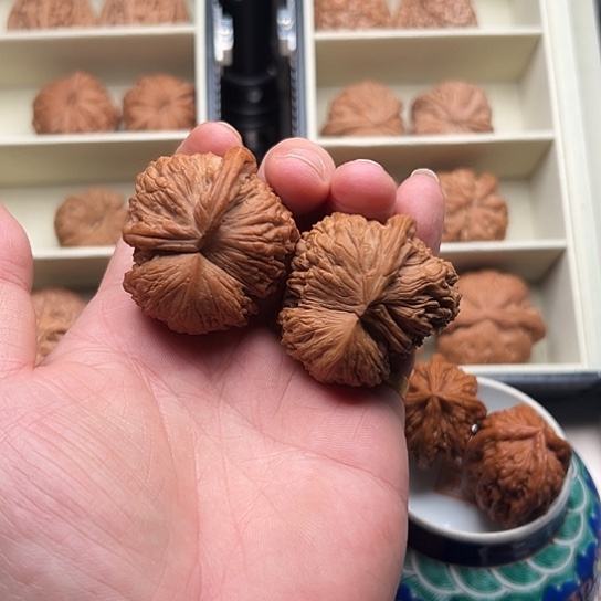 吊坠桃核全品对称白狮子犀牛角卡姿兰大眼睛