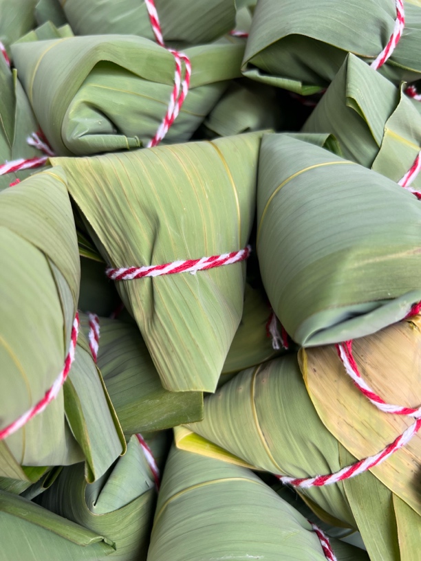 莆田传统手工粽子 新鲜现包 蜜枣粽子 干贝肉粽