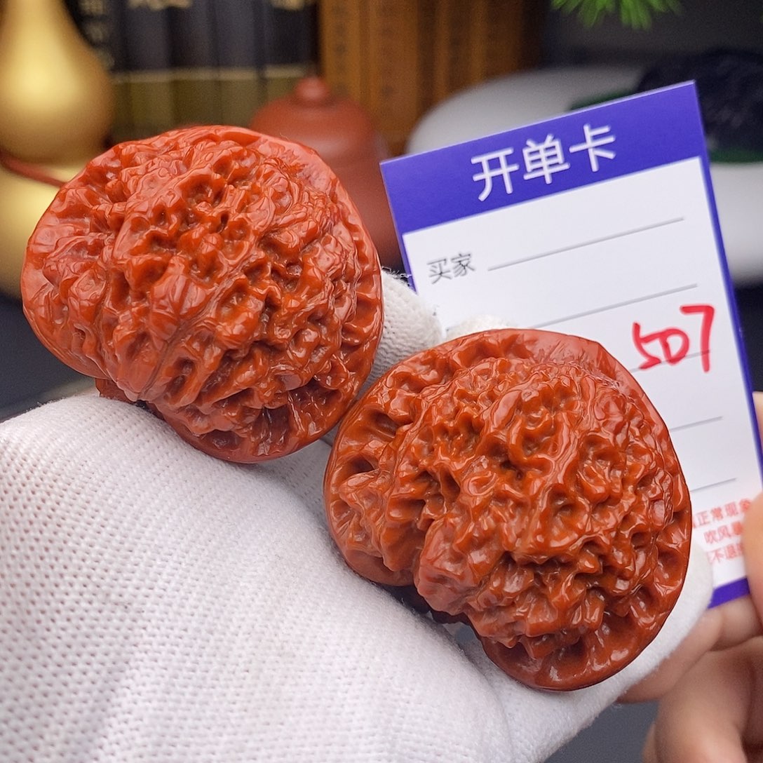 文玩核桃把件51官帽507